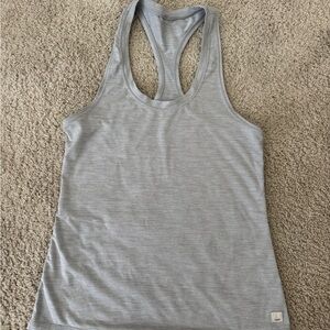 Vuori Light Gray Racerback Tank Top